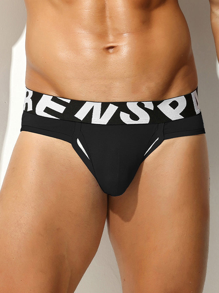 2 Pack Men's U-Shaped Separation Breathable & Comfortable Sexy Bikini | dmunderwear detail image 9
