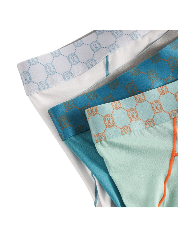 2 Pack Men's Ultra-Soft Anti-Chafing Stay-Put Fit Odor-Resistant Midway Briefs | dmunderwear detail image 10
