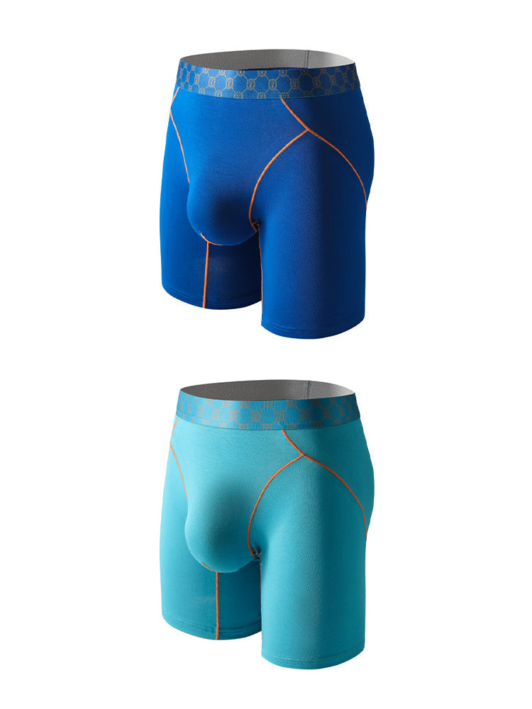 2 Pack Men's Ultra-Soft Anti-Chafing Stay-Put Fit Odor-Resistant Midway Briefs | dmunderwear detail image 7