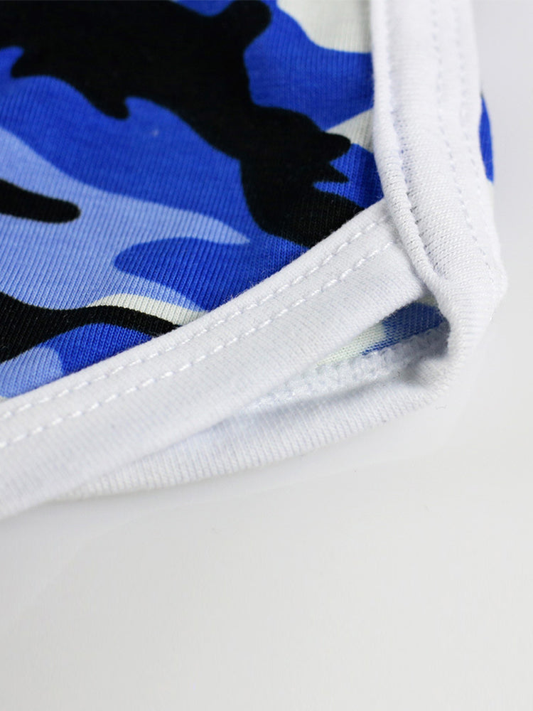 2 Pack Men's Ultra-Soft Bold Prints Sporty Cut Anti-Chafing Snug Fit Trunks | dmunderwear detail image 8