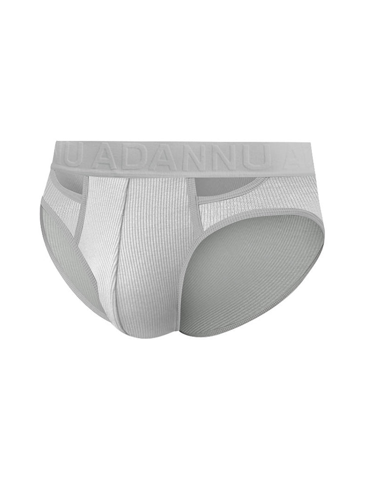 2 Pack Men's Ultra-Soft Cotton Comfort-Fit Expanded Pouch Briefs | dmunderwear