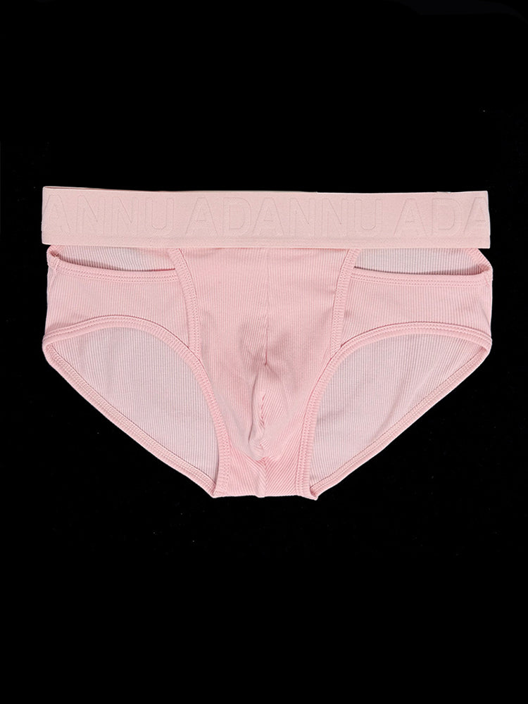 2 Pack Men's Ultra-Soft Cotton Comfort-Fit Expanded Pouch Briefs | dmunderwear detail image 13