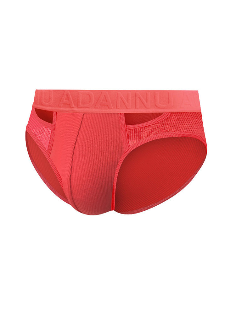 2 Pack Men's Ultra-Soft Cotton Comfort-Fit Expanded Pouch Briefs | dmunderwear detail image 16