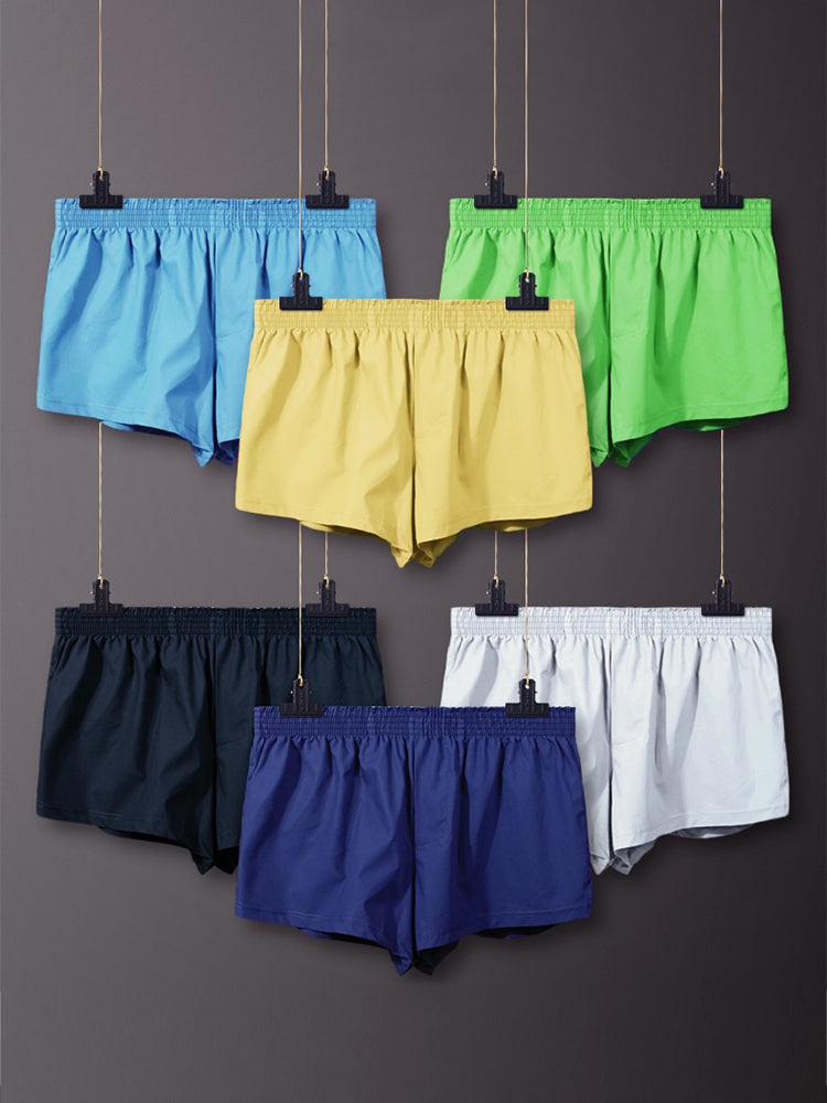 2 Pack Men's Ultra-Soft Cotton Comfy Waistband Odor-Control Boxers | dmunderwear detail image 11