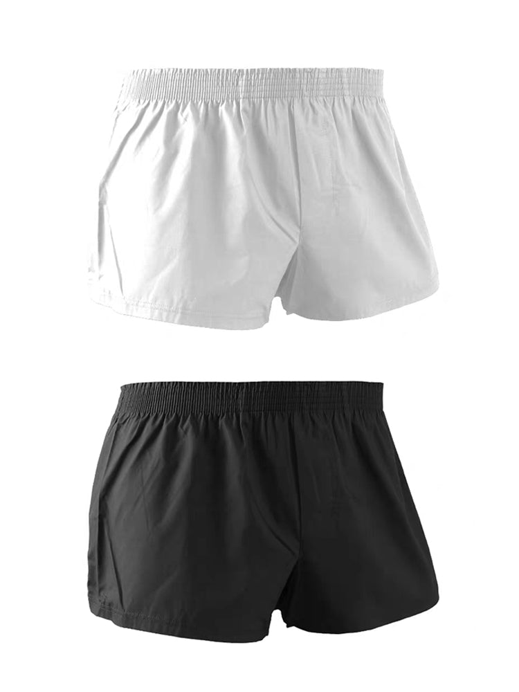 2 Pack Men's Ultra-Soft Cotton Comfy Waistband Odor-Control Boxers | dmunderwear detail image 17
