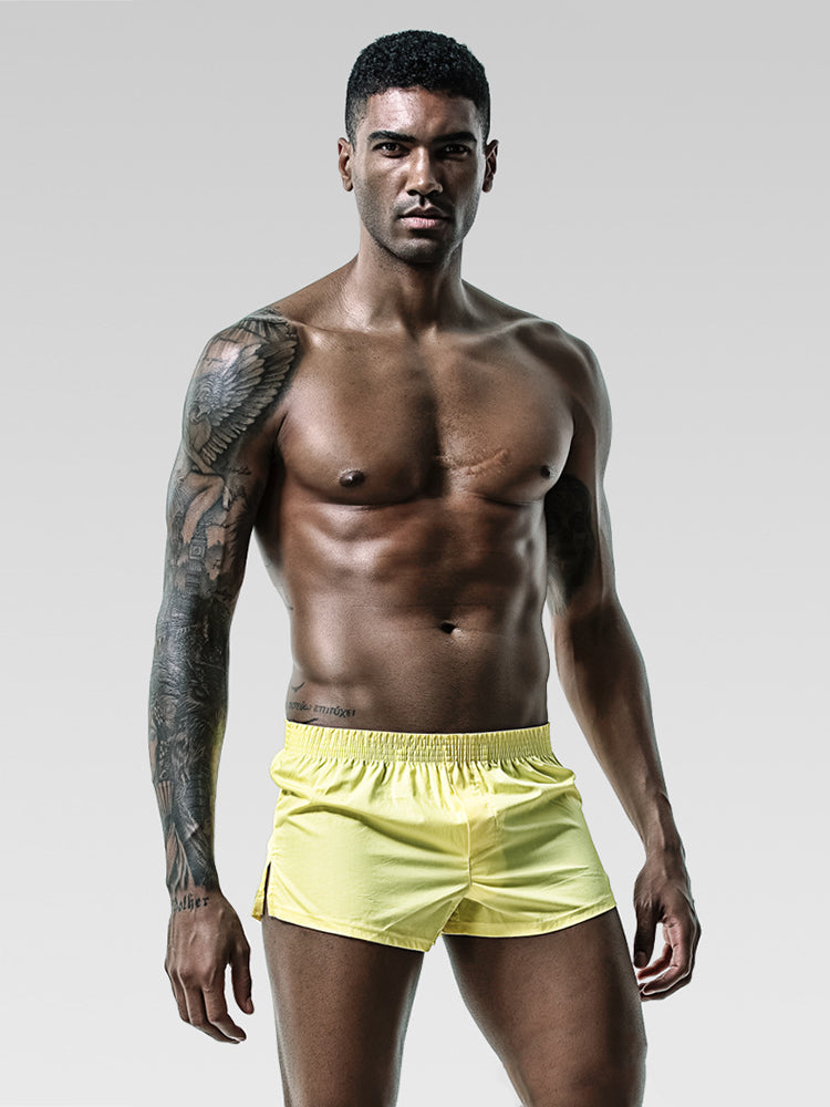 2 Pack Men's Ultra-Soft Cotton Comfy Waistband Odor-Control Boxers | dmunderwear detail image 18
