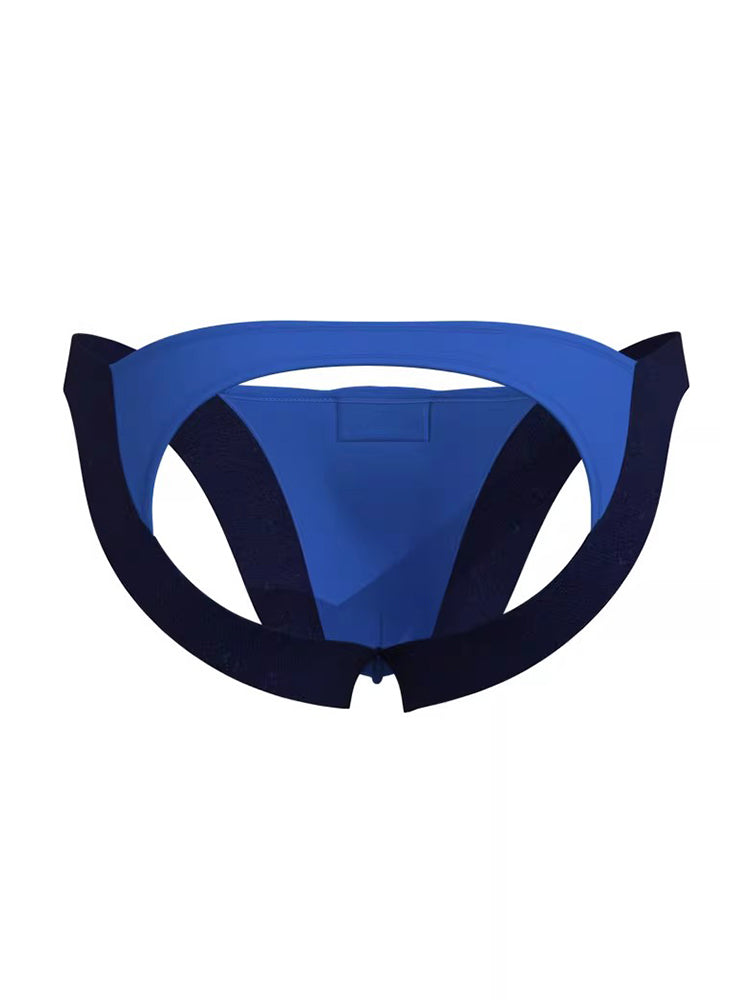2 Pack Men's Ultra-Soft Cotton Low-Rise Sexy Anti-Chafing Stretch Jockstrap | dmunderwear detail image 13