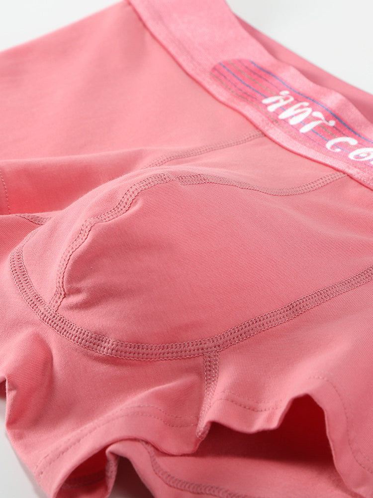2 Pack Men's Ultra-Soft Cotton Mid-Rise Breathable Printed Trunks | dmunderwear detail image 3