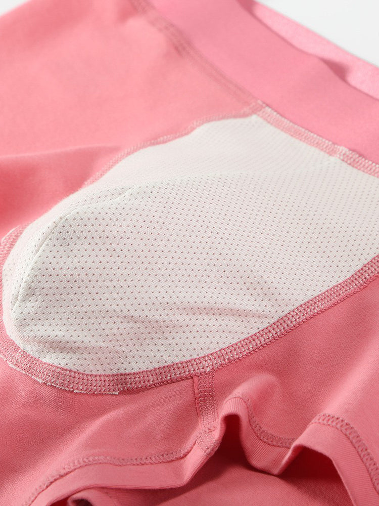 2 Pack Men's Ultra-Soft Cotton Mid-Rise Breathable Printed Trunks | dmunderwear detail image 4