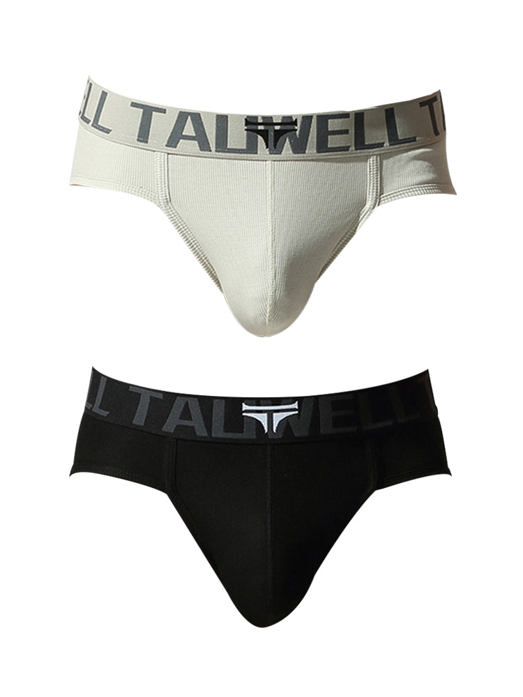 2 Pack Men's Ultra-Soft Cotton Mid-Rise Sporty Cut Seamless Comfort Bikini | dmunderwear detail image 12