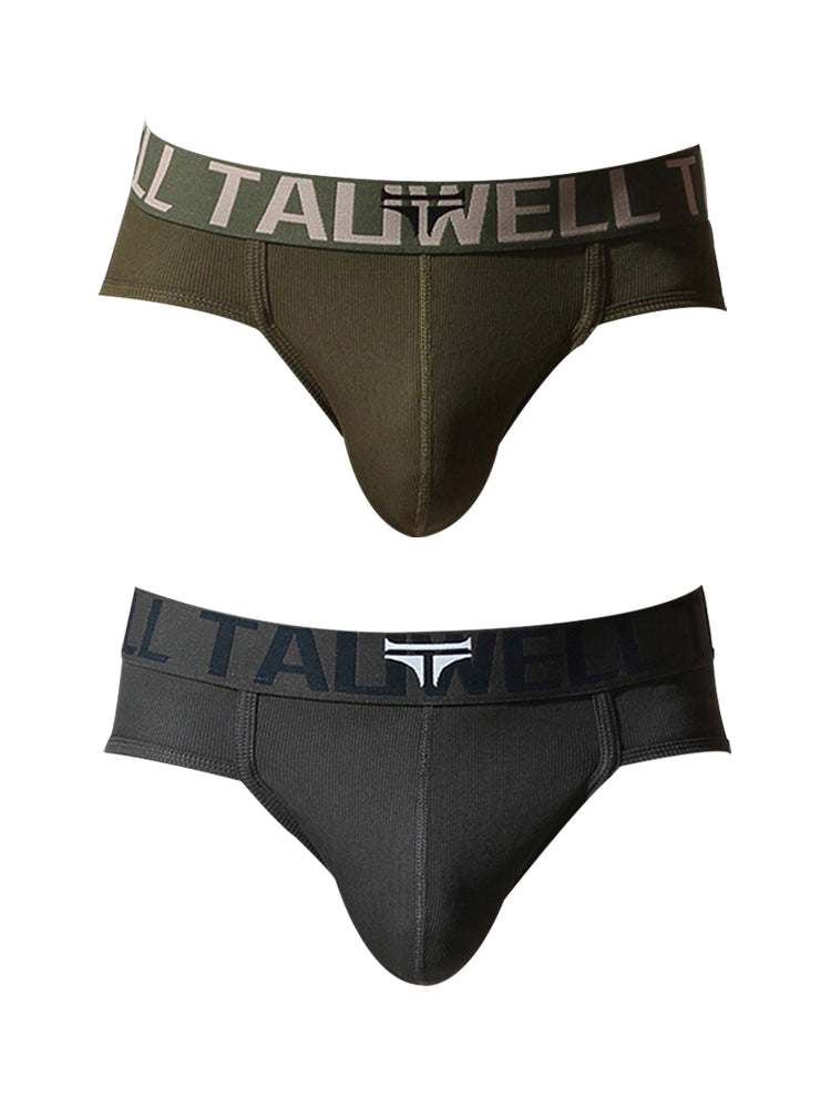 2 Pack Men's Ultra-Soft Cotton Mid-Rise Sporty Cut Seamless Comfort Bikini | dmunderwear detail image 17