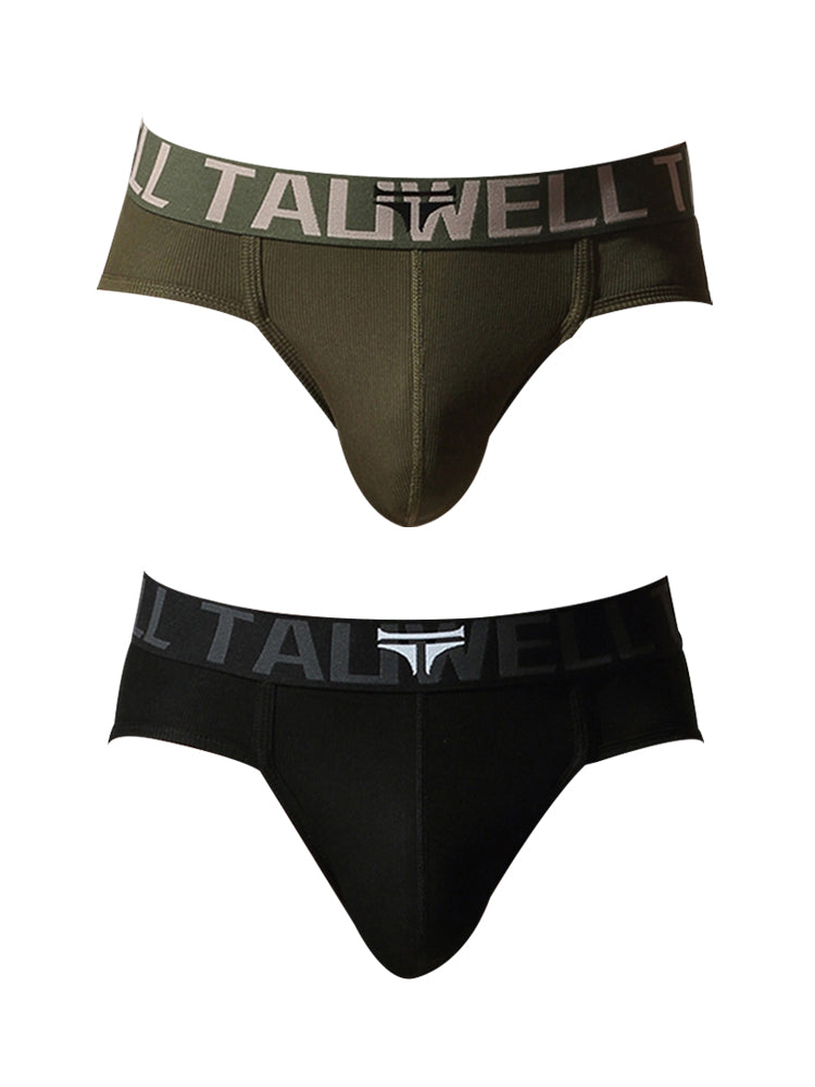 2 Pack Men's Ultra-Soft Cotton Mid-Rise Sporty Cut Seamless Comfort Bikini | dmunderwear detail image 7