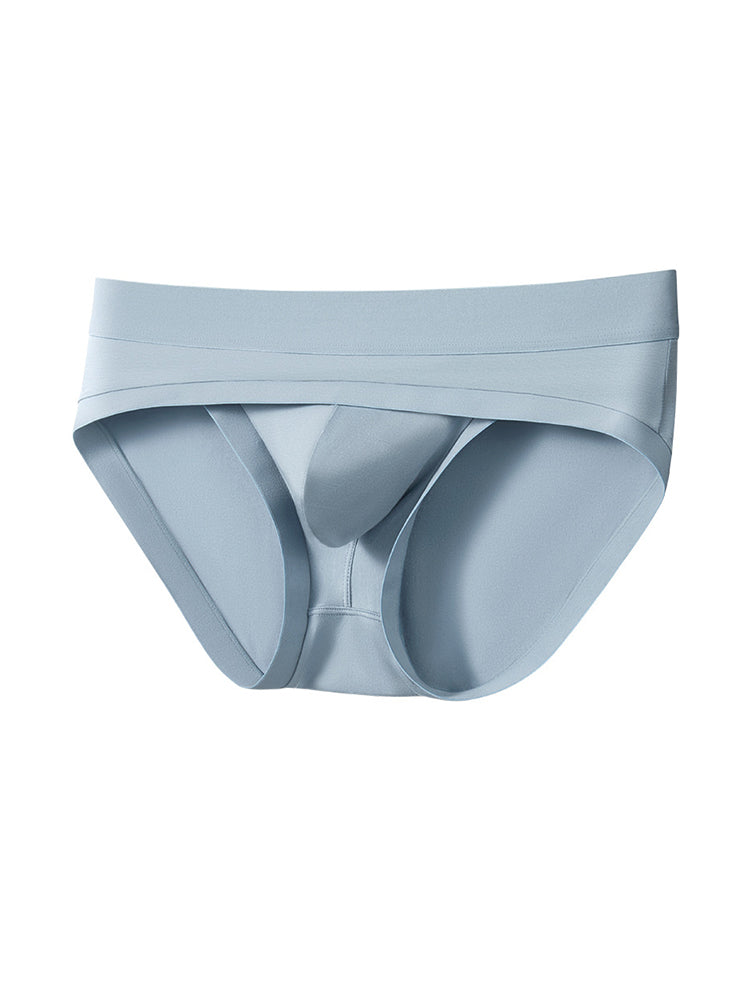 2 Pack Men's Ultra-Soft Fabric Stretch Fit Supportive Pouch Breathable Briefs | dmunderwear
