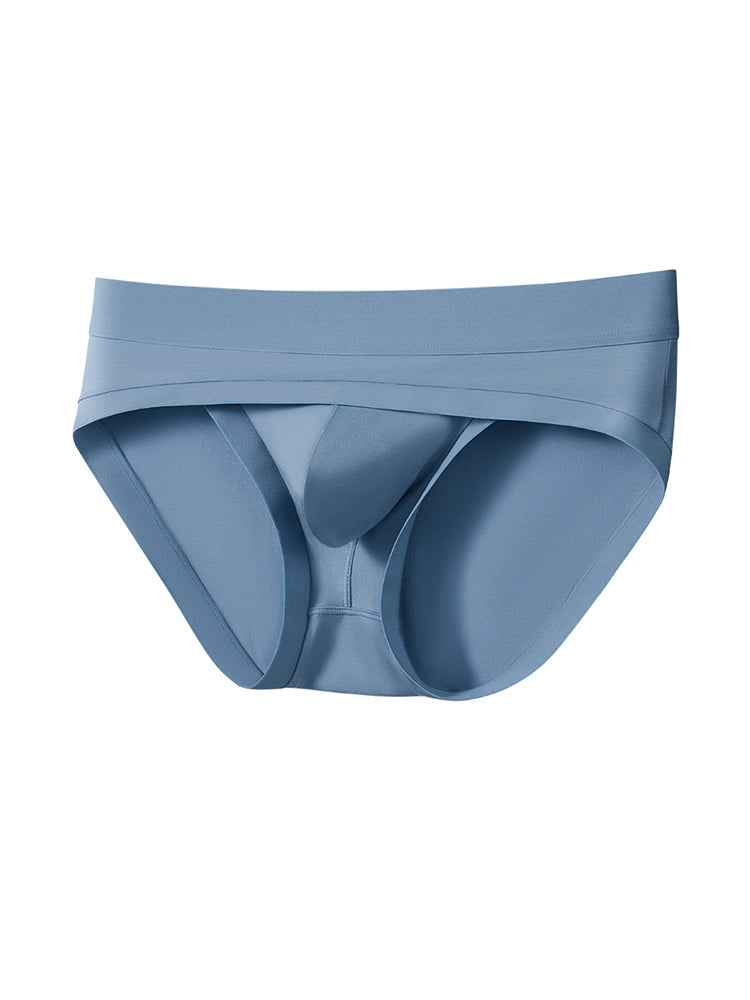 2 Pack Men's Ultra-Soft Fabric Stretch Fit Supportive Pouch Breathable Briefs | dmunderwear detail image 16