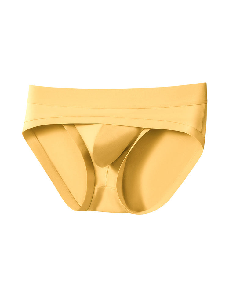 2 Pack Men's Ultra-Soft Fabric Stretch Fit Supportive Pouch Breathable Briefs | dmunderwear detail image 17