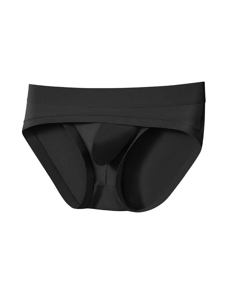 2 Pack Men's Ultra-Soft Fabric Stretch Fit Supportive Pouch Breathable Briefs | dmunderwear detail image 19