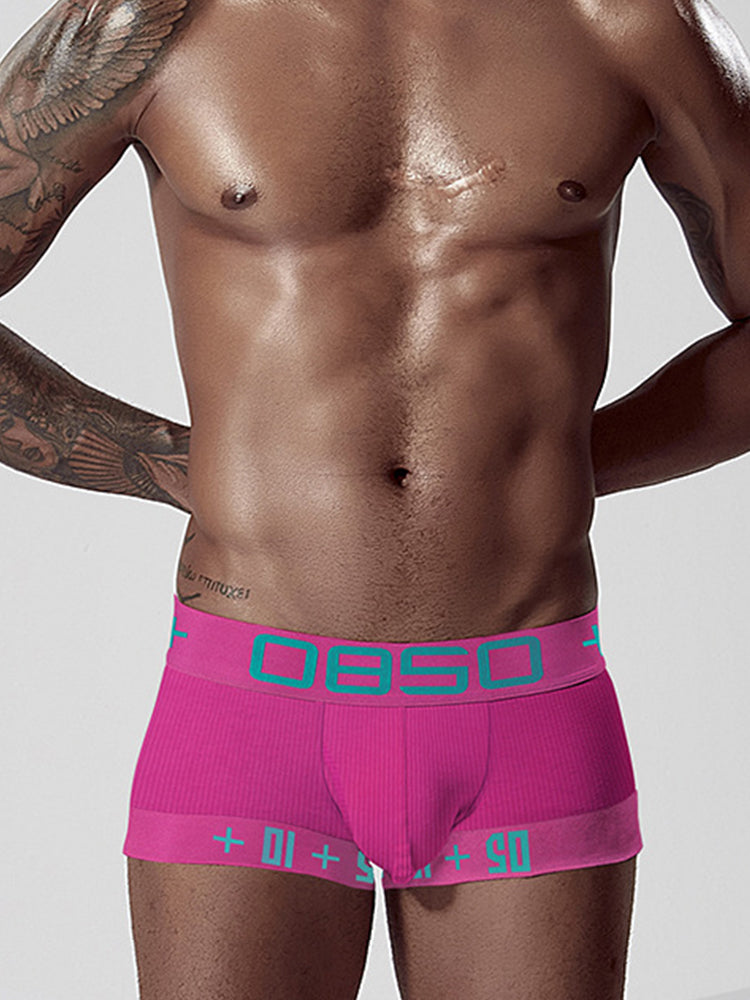 2 Pack Men's Ultra-Soft High-Stretch Cotton Shaping Trunks | dmunderwear detail image 16