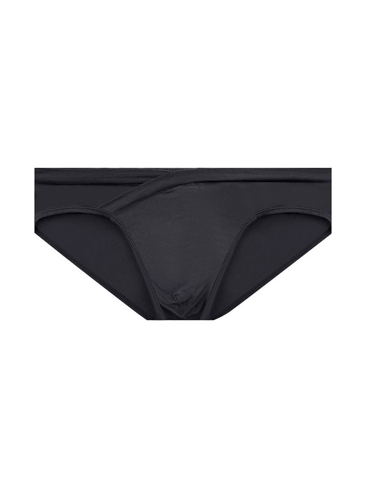 2 Pack Men's Ultra-Soft Modal Breathable Mesh Ice Silk Briefs | dmunderwear