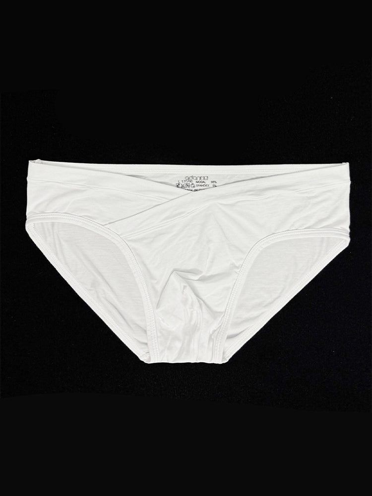 2 Pack Men's Ultra-Soft Modal Breathable Mesh Ice Silk Briefs | dmunderwear detail image 15