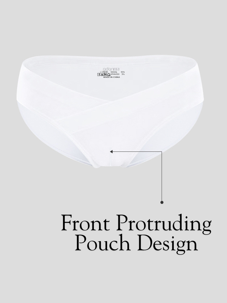 2 Pack Men's Ultra-Soft Modal Breathable Mesh Ice Silk Briefs | dmunderwear detail image 5
