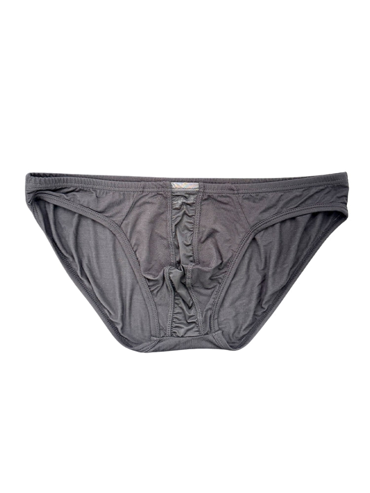 2 Pack Men's Ultra-Soft Modal Seamless Comfort Low-Rise Briefs | dmunderwear detail image 13
