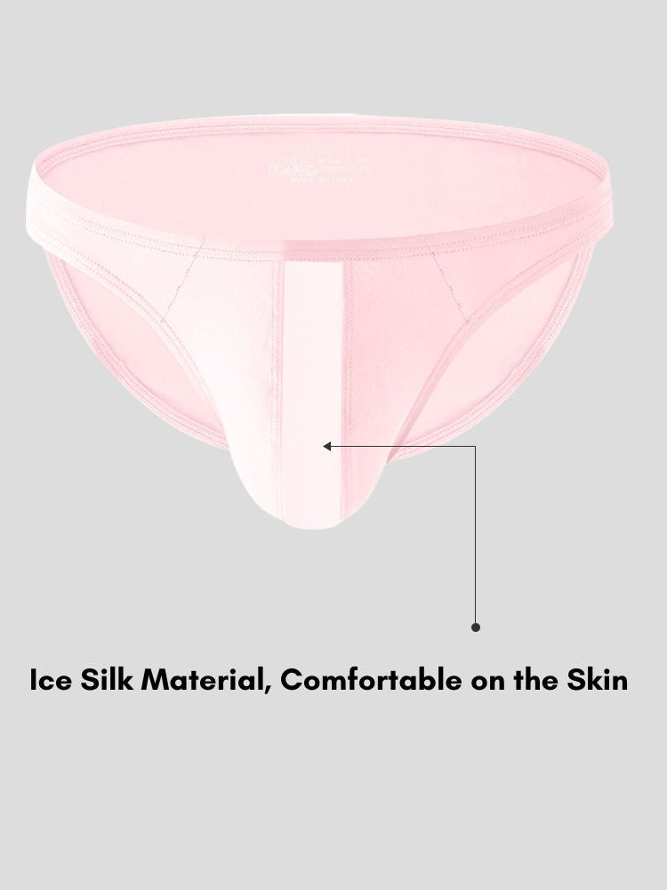 2 Pack Men's Ultra-Soft Modal Seamless Comfort Low-Rise Briefs | dmunderwear detail image 7