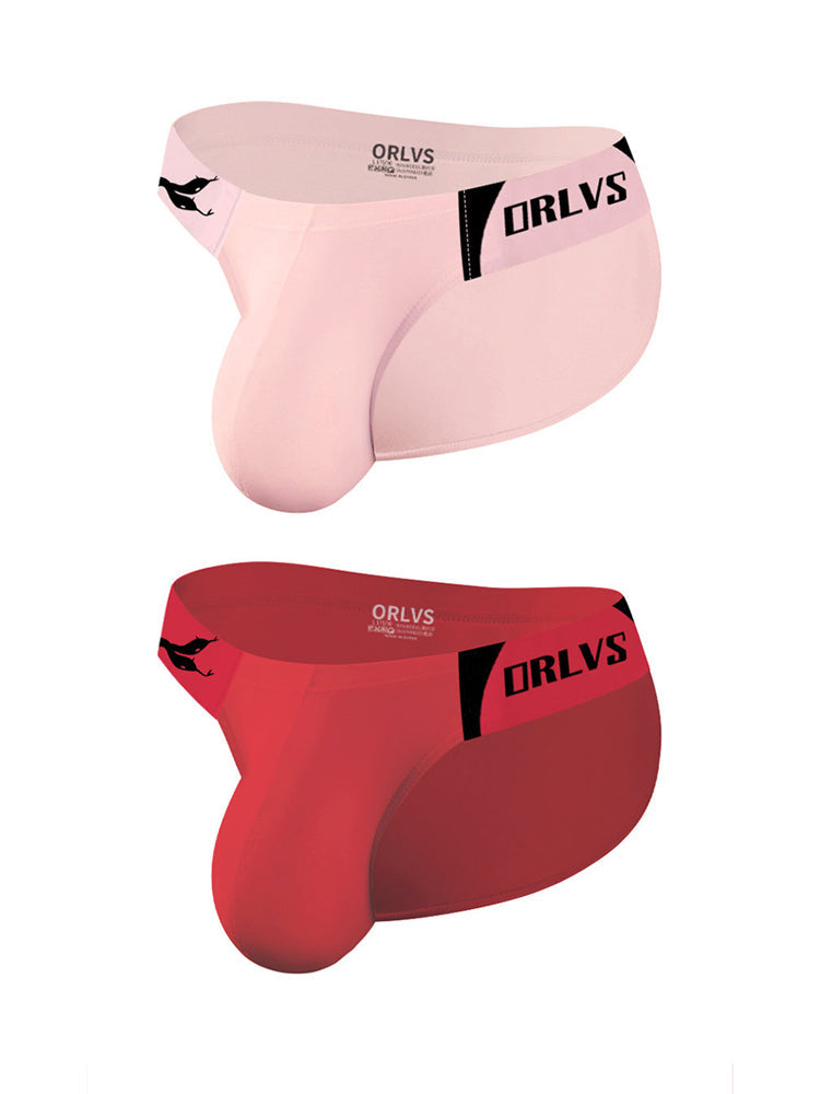 2 Pack Men's Ultra-Soft Modal Seamless Comfort Sporty Cut Stay-Cool Bikini | dmunderwear detail image 14