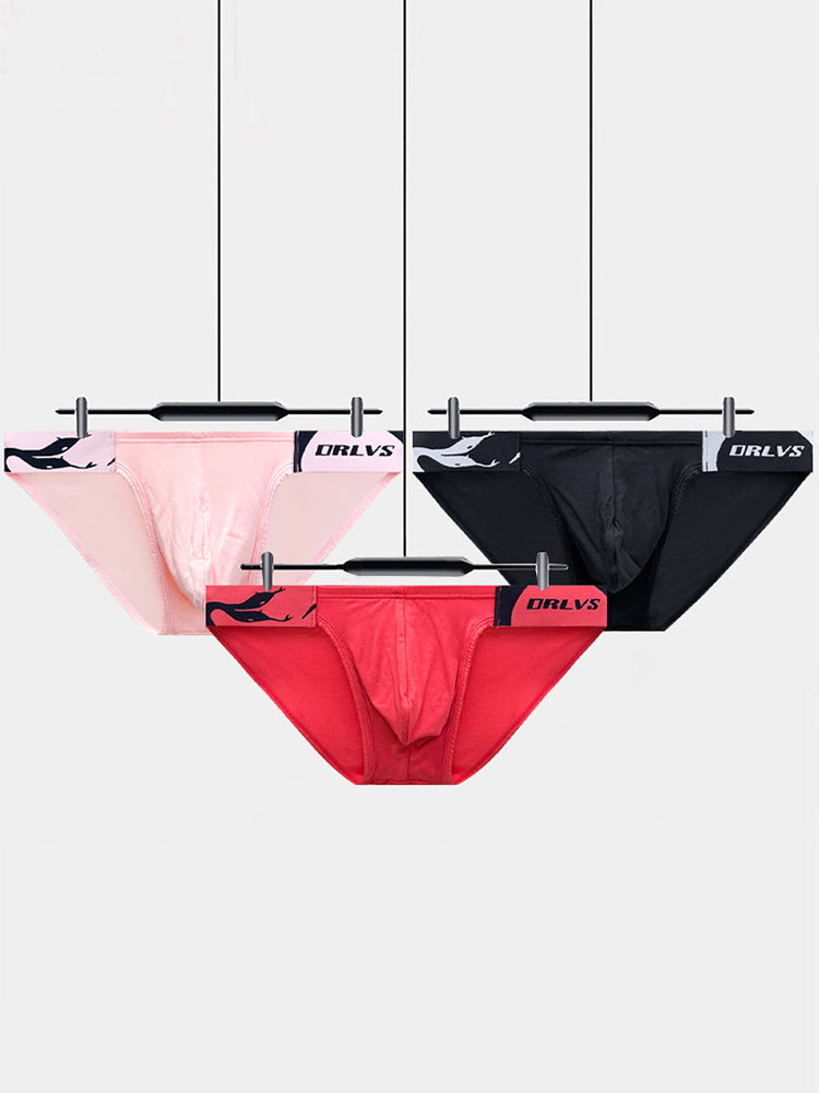 2 Pack Men's Ultra-Soft Modal Seamless Comfort Sporty Cut Stay-Cool Bikini | dmunderwear detail image 16