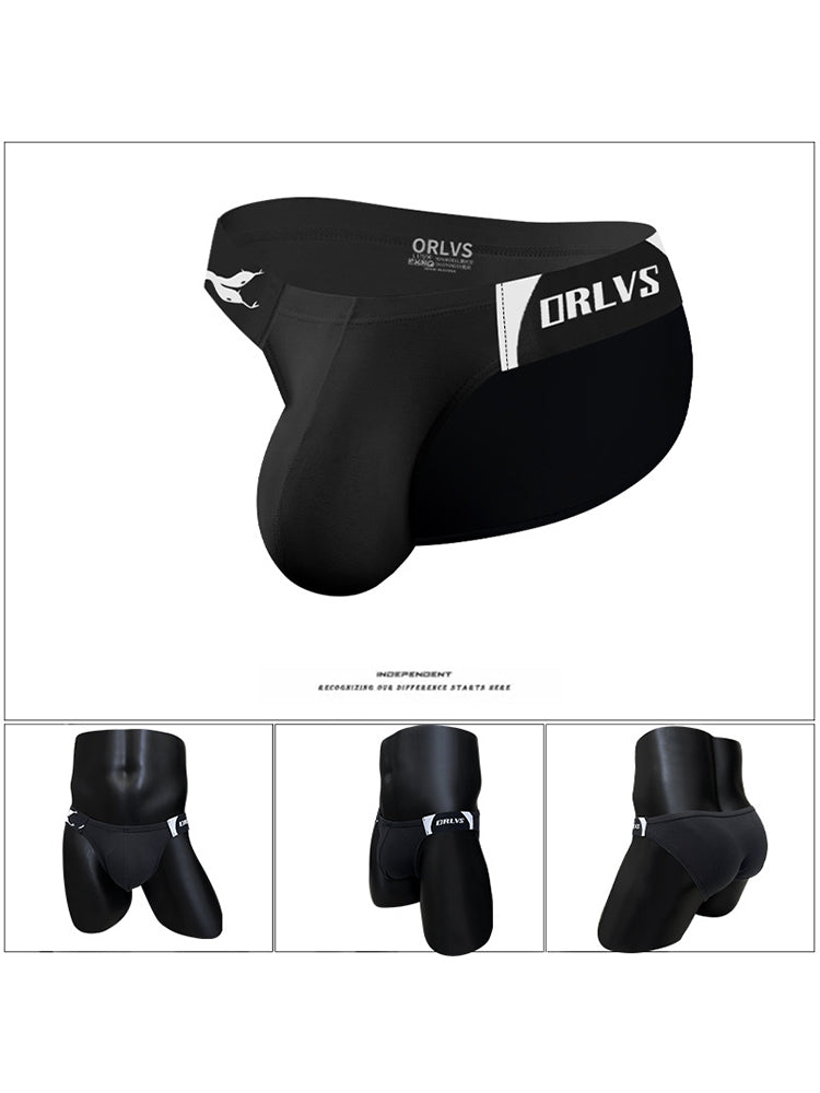 2 Pack Men's Ultra-Soft Modal Seamless Comfort Sporty Cut Stay-Cool Bikini | dmunderwear detail image 17