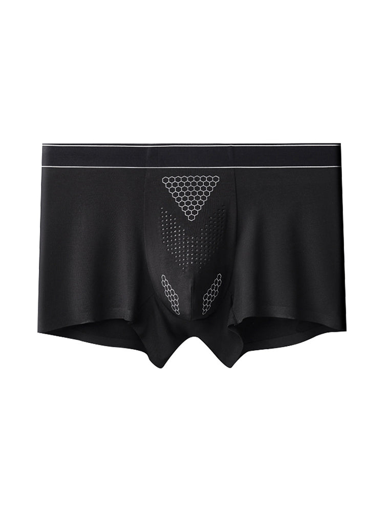 2 Pack Men's Ultra-Soft Modal Seamless Odor-Control Antibacterial Trunks | dmunderwear detail image 18