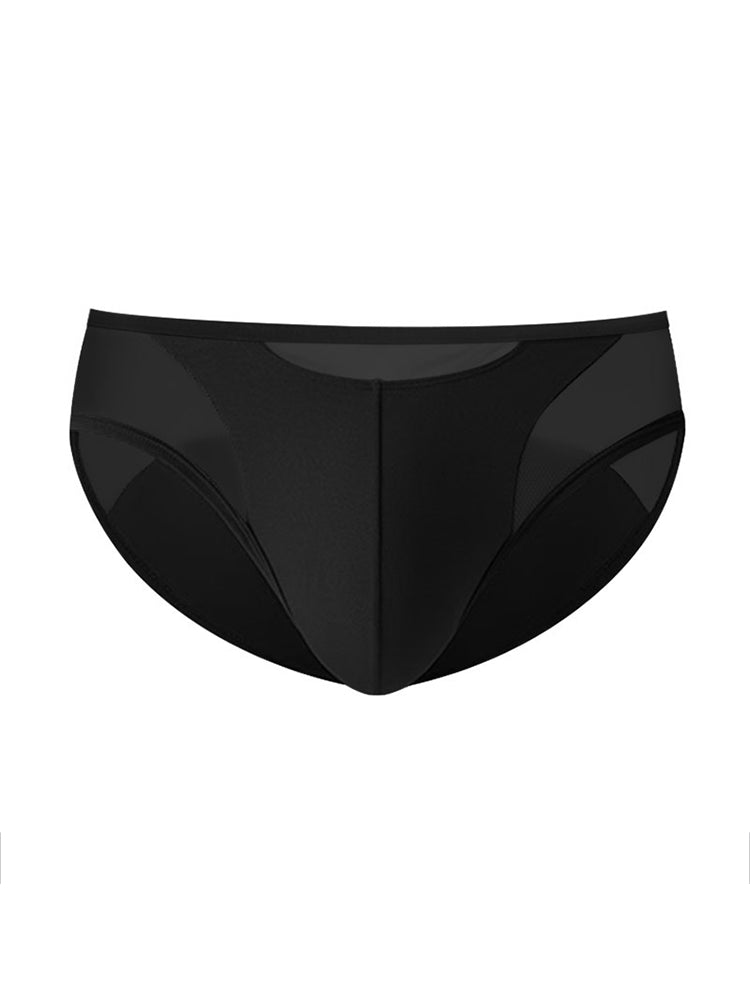 2 Pack Men's Ultra-Soft Modal Sheer Single-Layer Low-Rise Briefs | dmunderwear