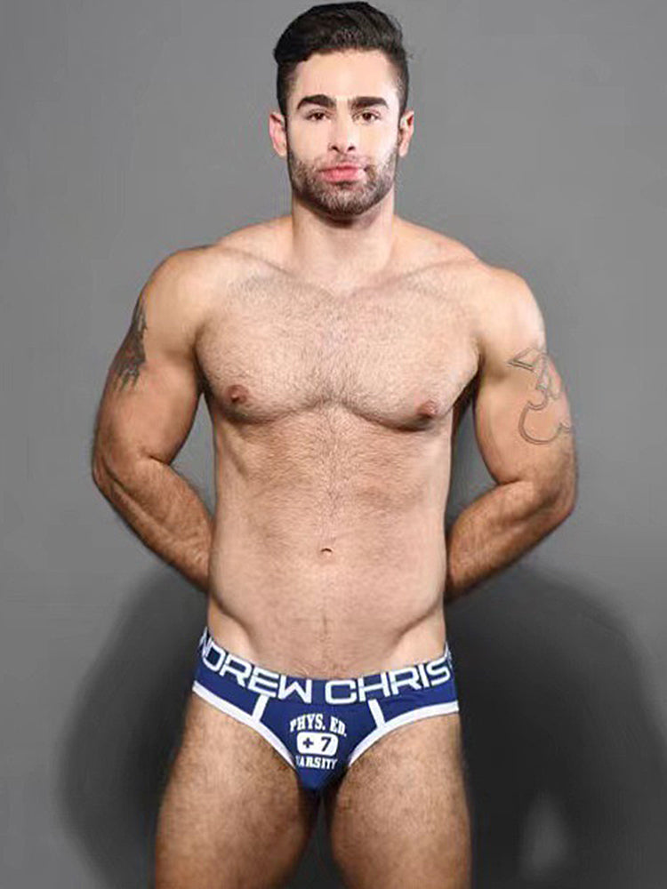 2 Pack Men's Ultra-Soft Printed Low-Rise Sexy Sporty Cut Anti-Chafing Bikini | dmunderwear detail image 10