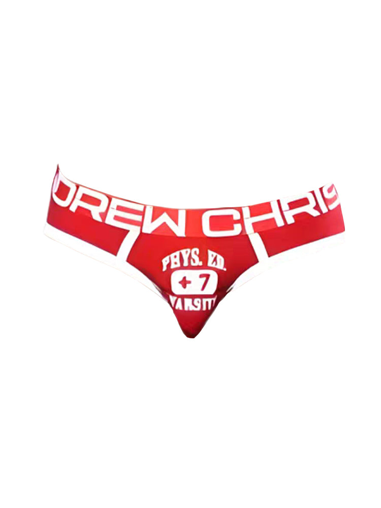 2 Pack Men's Ultra-Soft Printed Low-Rise Sexy Sporty Cut Anti-Chafing Bikini | dmunderwear detail image 16