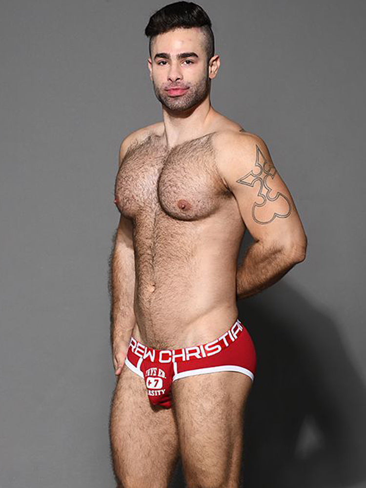 2 Pack Men's Ultra-Soft Printed Low-Rise Sexy Sporty Cut Anti-Chafing Bikini | dmunderwear detail image 3