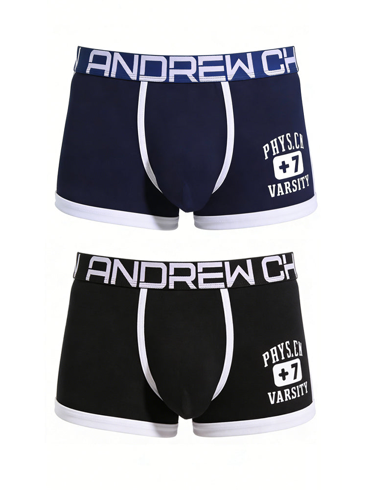 2 Pack Men's Ultra-Soft Quick-Dry Day-Long Comfort Snug Fit Breathable Trunks | dmunderwear detail image 12