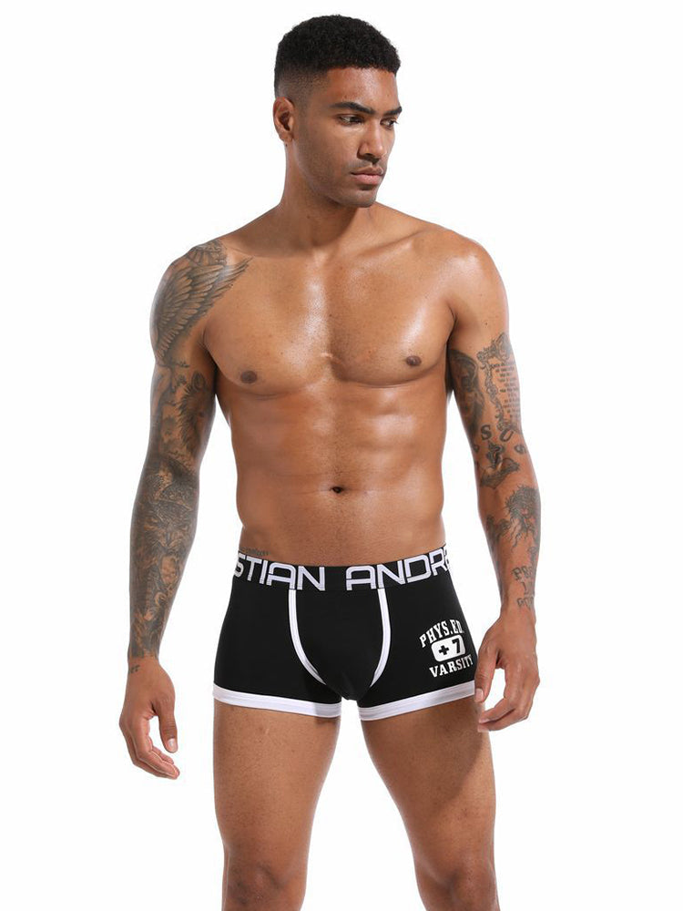 2 Pack Men's Ultra-Soft Quick-Dry Day-Long Comfort Snug Fit Breathable Trunks | dmunderwear detail image 4