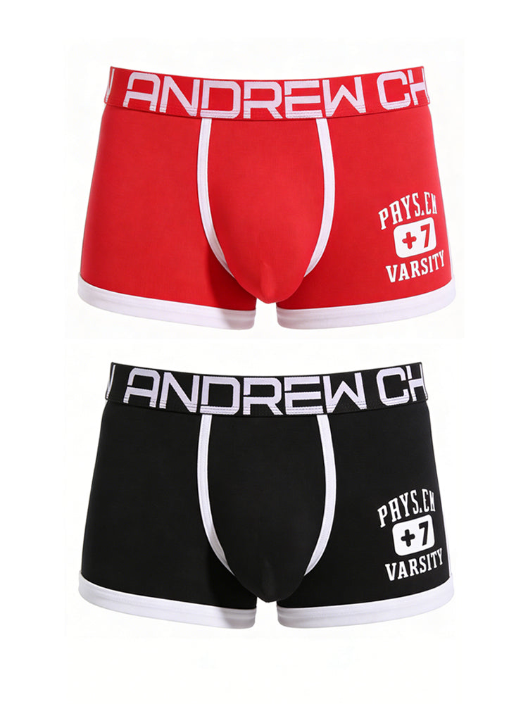 2 Pack Men's Ultra-Soft Quick-Dry Day-Long Comfort Snug Fit Breathable Trunks | dmunderwear detail image 7