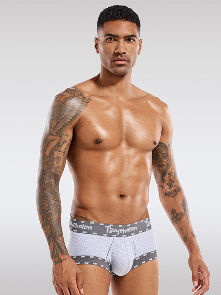 2 Pack Men's Ultra-Soft Support Pouch Trunks | dmunderwear detail image 11