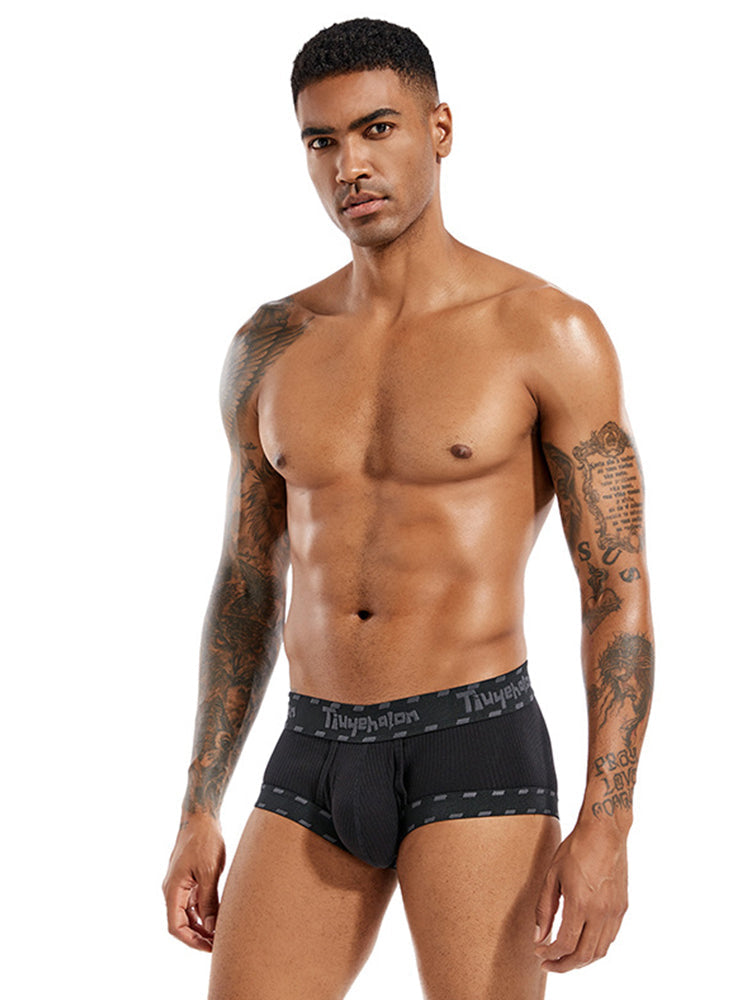 2 Pack Men's Ultra-Soft Support Pouch Trunks | dmunderwear detail image 13
