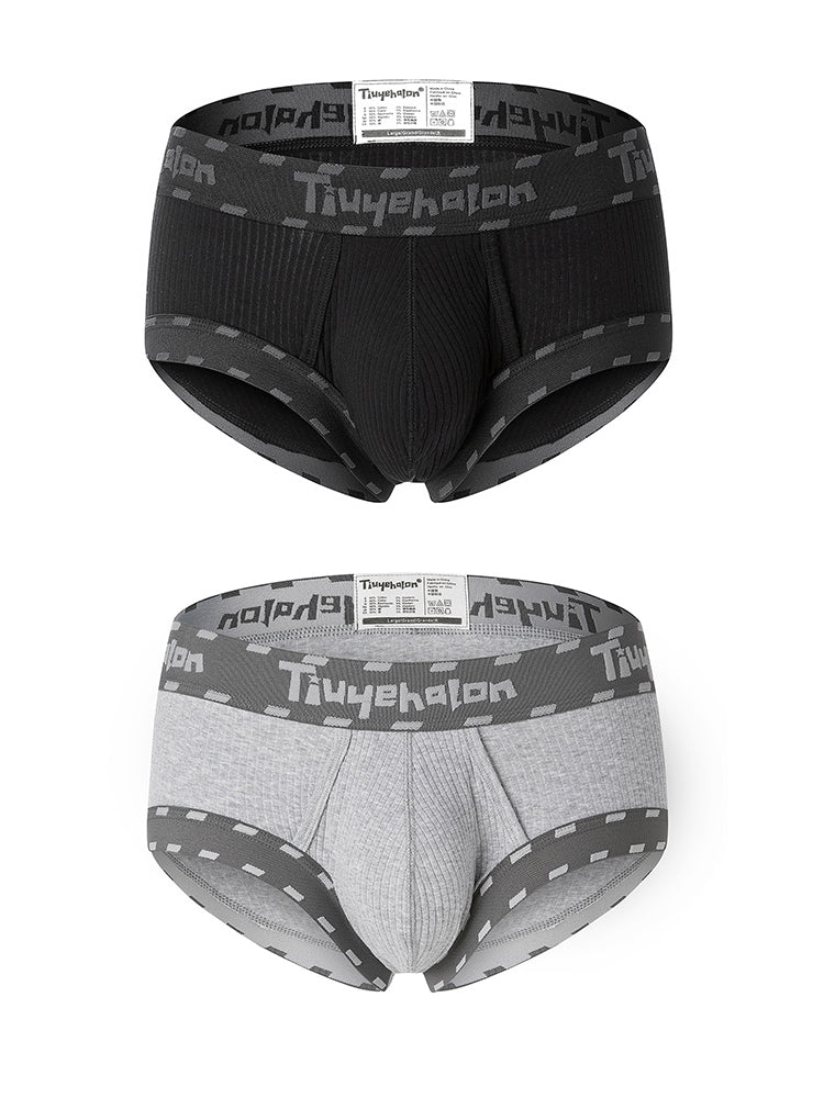 2 Pack Men's Ultra-Soft Support Pouch Trunks | dmunderwear detail image 17