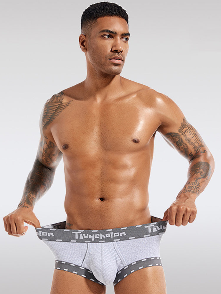 2 Pack Men's Ultra-Soft Support Pouch Trunks | dmunderwear detail image 9
