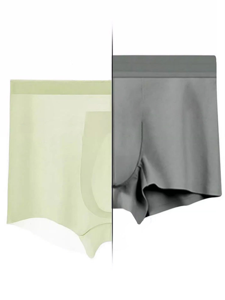 2 Pack Men's Ultra-Thin Ice Silk Quick-Dry Trunks | dmunderwear detail image 12
