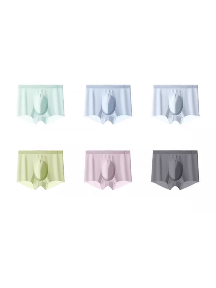 2 Pack Men's Ultra-Thin Ice Silk Quick-Dry Trunks | dmunderwear detail image 17