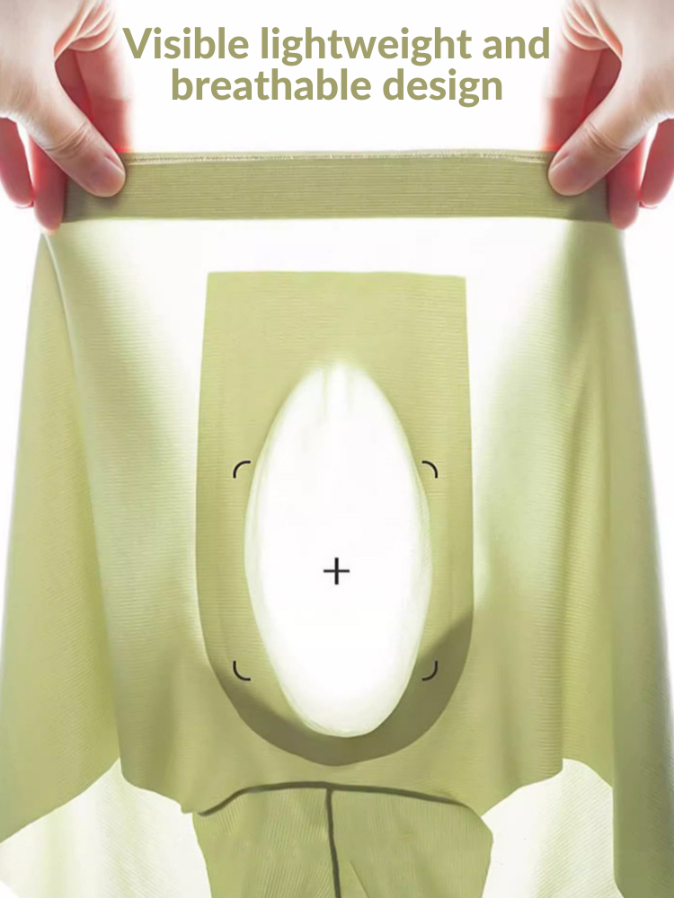 2 Pack Men's Ultra-Thin Ice Silk Quick-Dry Trunks | dmunderwear detail image 6