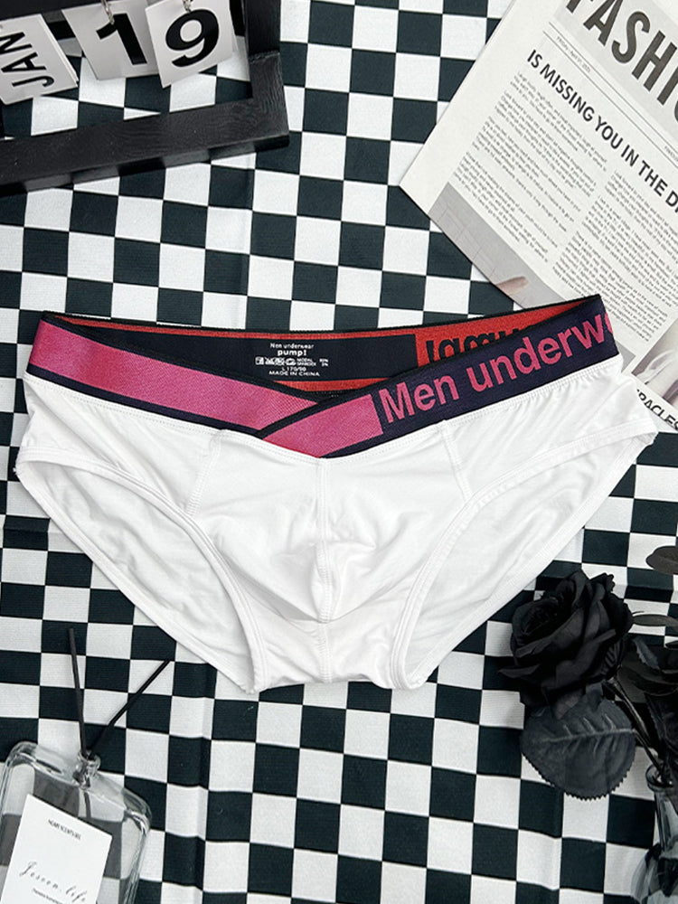 2 Pack Men's V Waistband Modal Briefs | dmunderwear detail image 11