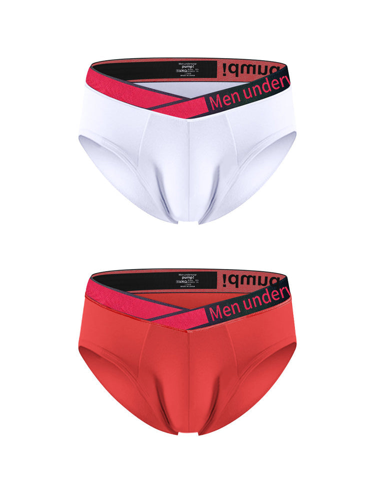 2 Pack Men's V Waistband Modal Briefs | dmunderwear detail image 8