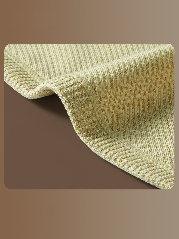 2 Pack Men's Waffle-Knit Cotton Separable Scrotum Support Briefs | dmunderwear detail image 12