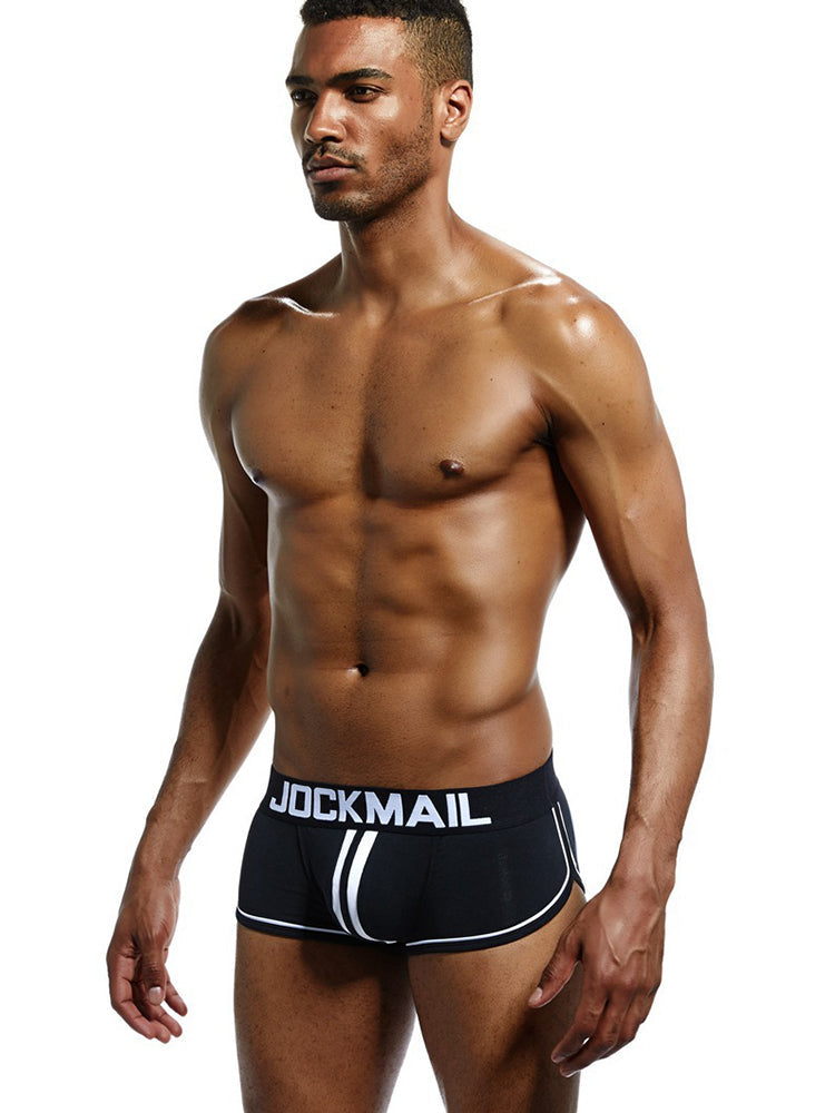 2 Pack Men's Workout Ready Color-Block Sporty Cut Odor-Control Jockstraps | dmunderwear detail image 11