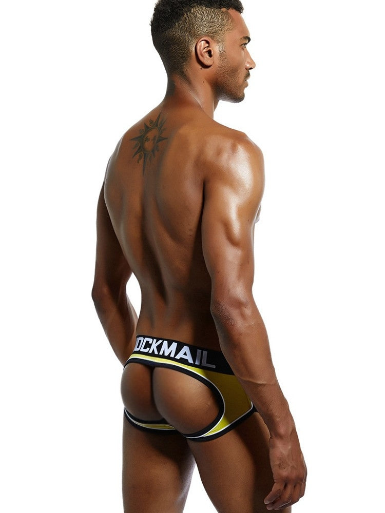 2 Pack Men's Workout Ready Color-Block Sporty Cut Odor-Control Jockstraps | dmunderwear detail image 13