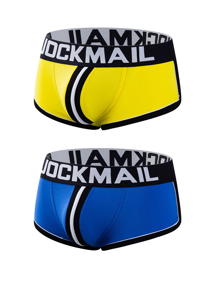 2 Pack Men's Workout Ready Color-Block Sporty Cut Odor-Control Jockstraps | dmunderwear detail image 14
